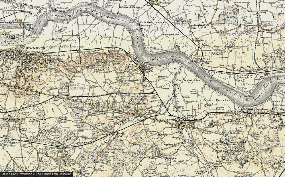 Old Map of North End, 1897-1898 in 1897-1898