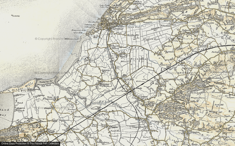 Old Map of North End, 1899 in 1899