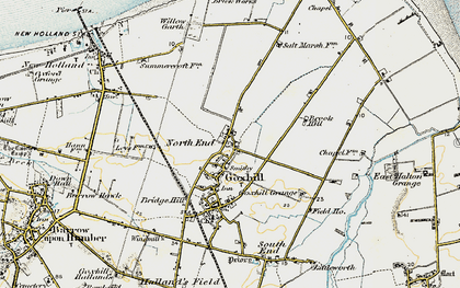 Old map of North End in 1903-1908