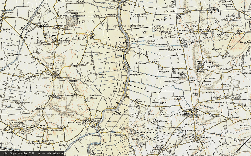 Old Map of North Ewster, 1903 in 1903