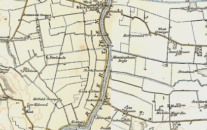 Old map of North Ewster in 1903