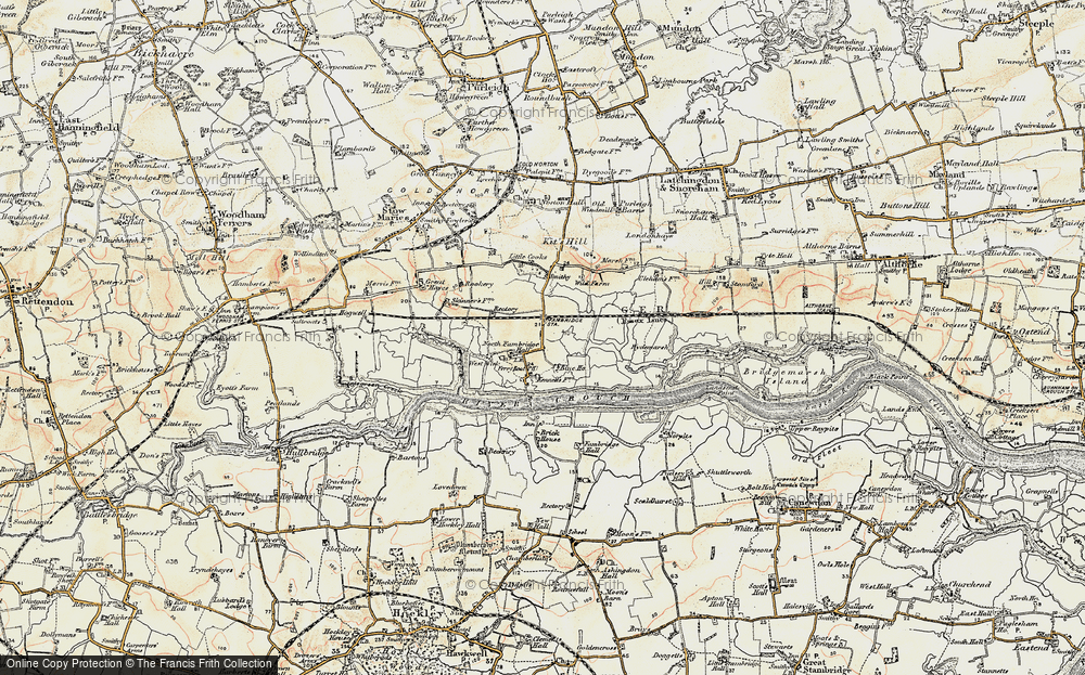 Old Map of North Fambridge, 1898 in 1898