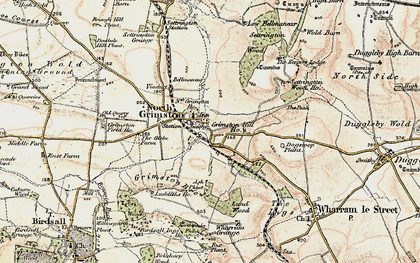 Old map of North Grimston in 1903-1904