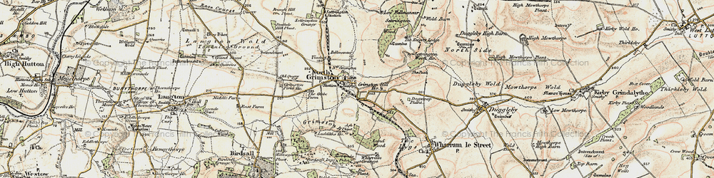 Old map of North Grimston in 1903-1904