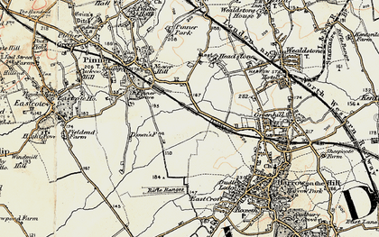 Old map of North Harrow in 1897-1898