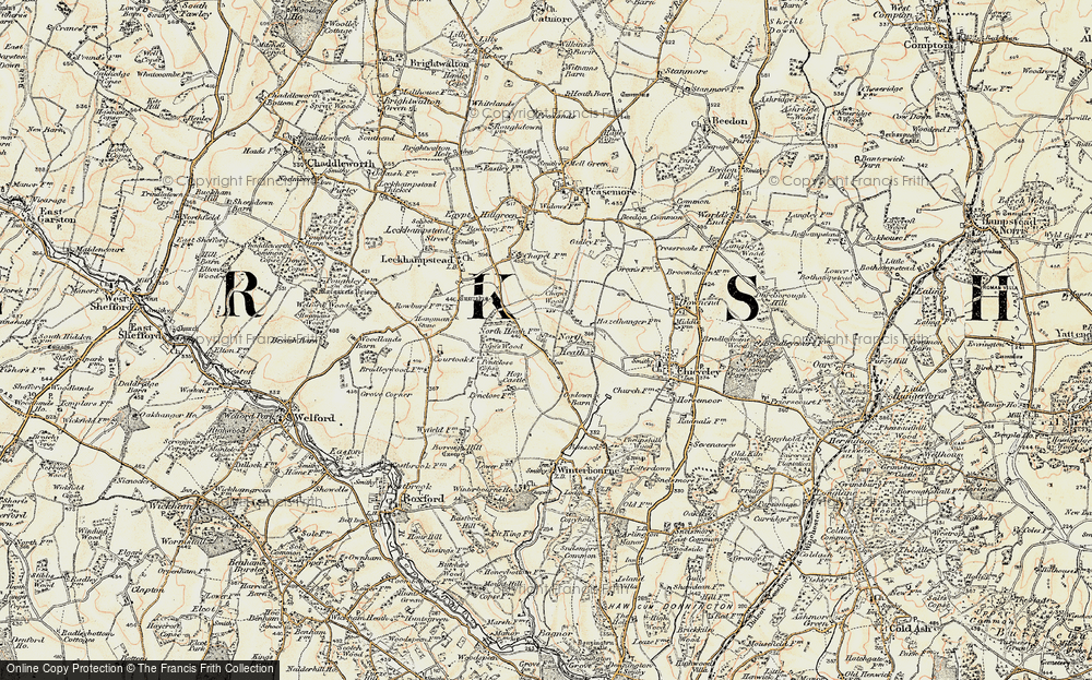 Old Map of North Heath, 1897-1900 in 1897-1900