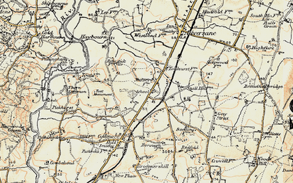 Old map of North Heath in 1897-1900