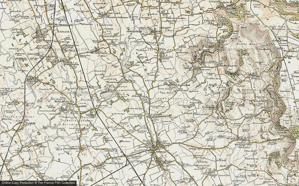 Old Map of North Kilvington, 1903-1904 in 1903-1904