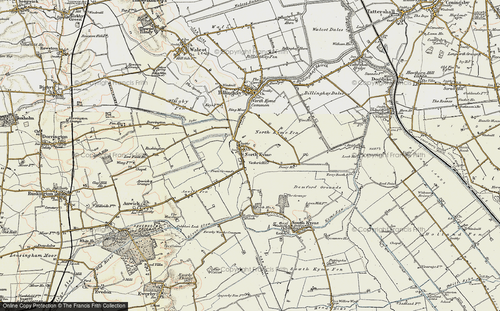 Old Map of North Kyme, 1902-1903 in 1902-1903