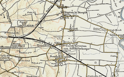 Old map of Fenton in 1902-1903