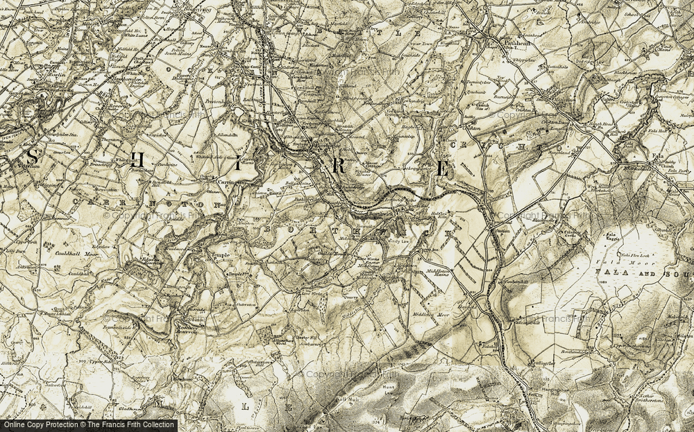 Old Map of North Middleton, 1903-1904 in 1903-1904
