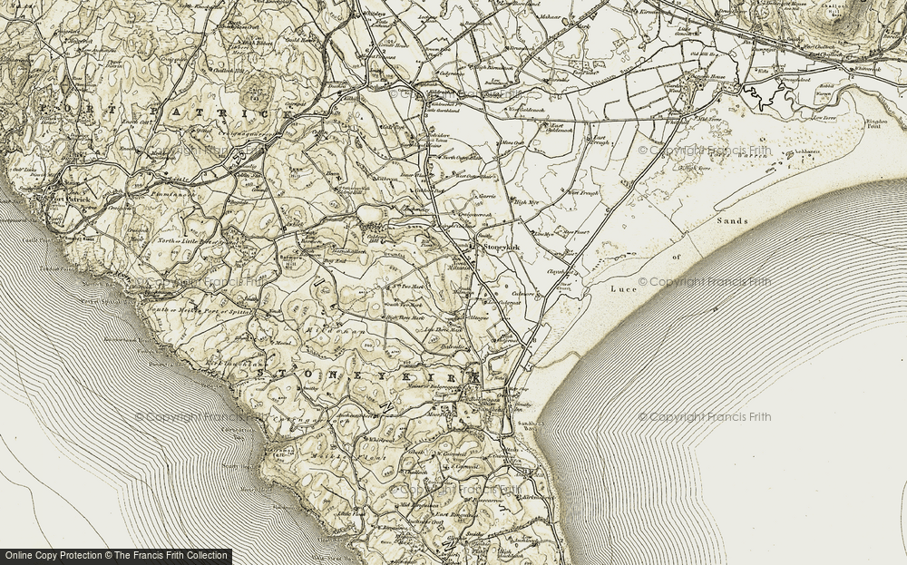 Old Map of North Milmain, 1905 in 1905