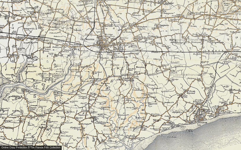 Old Map of North Mundham, 1897-1899 in 1897-1899