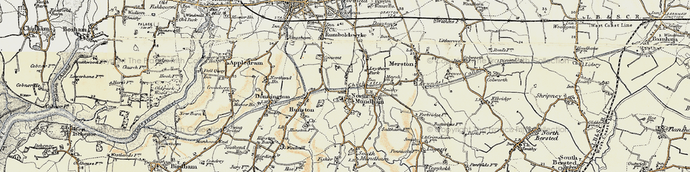 Old map of North Mundham in 1897-1899
