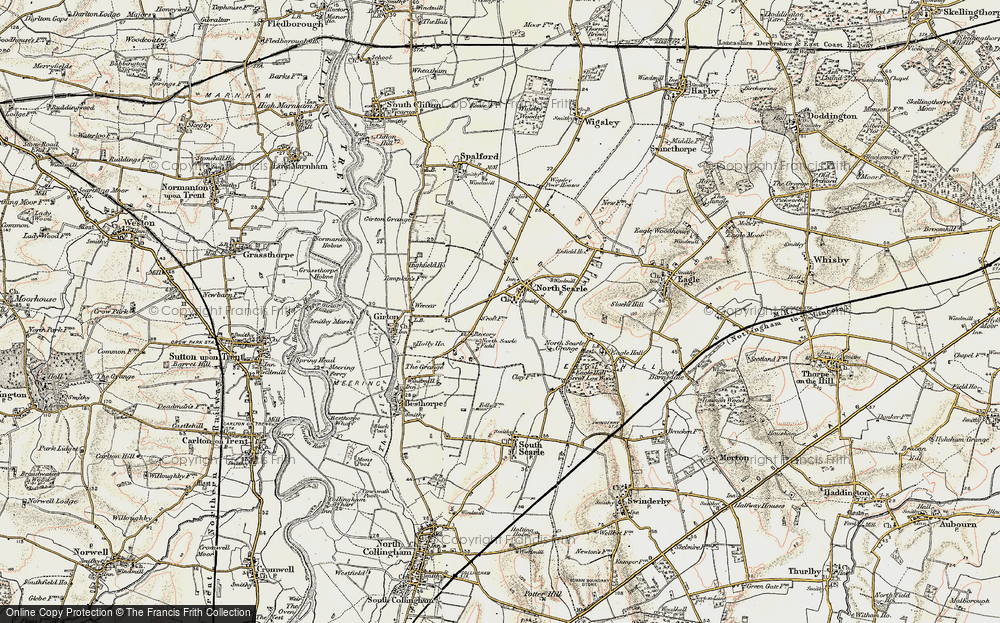 Old Map of North Scarle, 1902-1903 in 1902-1903