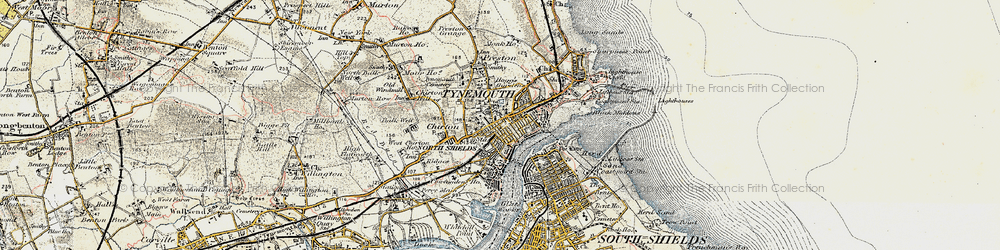 Old map of North Shields in 1901-1903