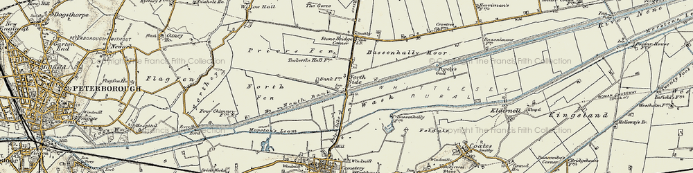 Old map of North Side in 1901-1902