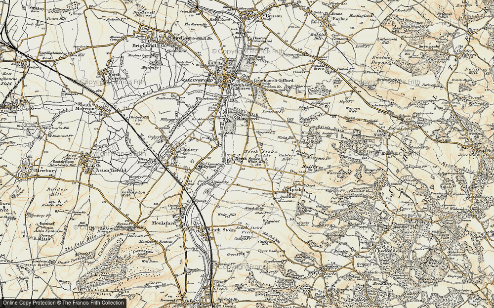 Old Map of North Stoke, 1897-1898 in 1897-1898