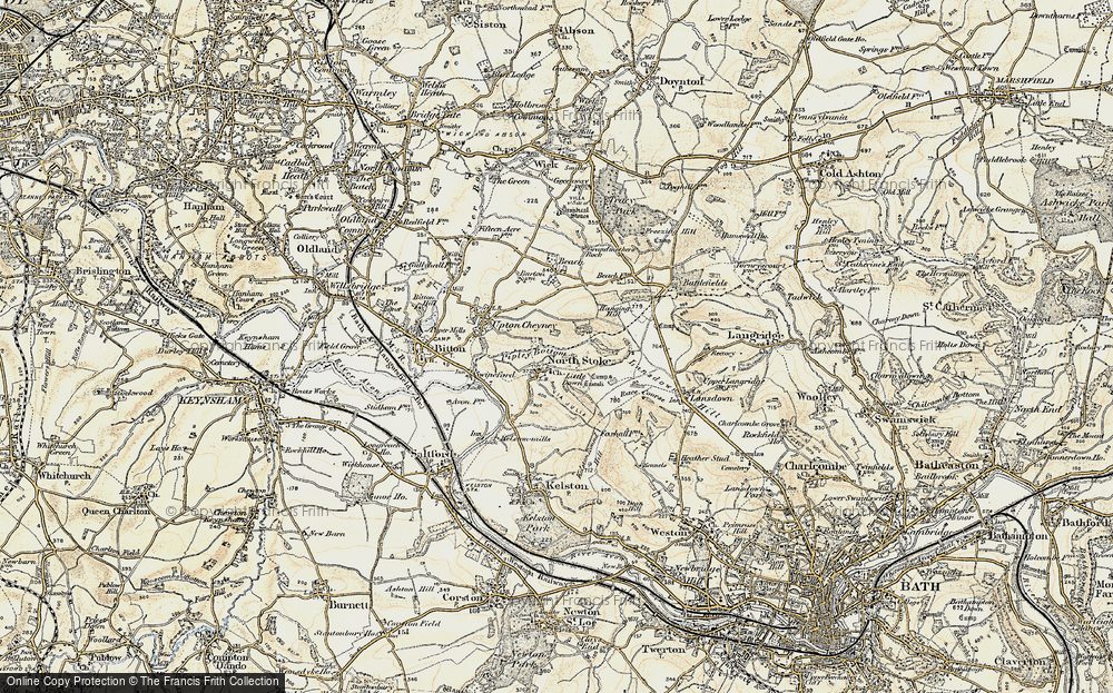 Old Map of North Stoke, 1899 in 1899