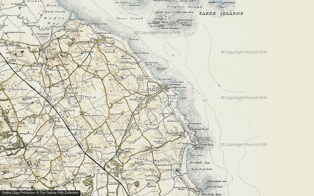 Old Map of Historic Map covering Burnhouse in 1901-1903