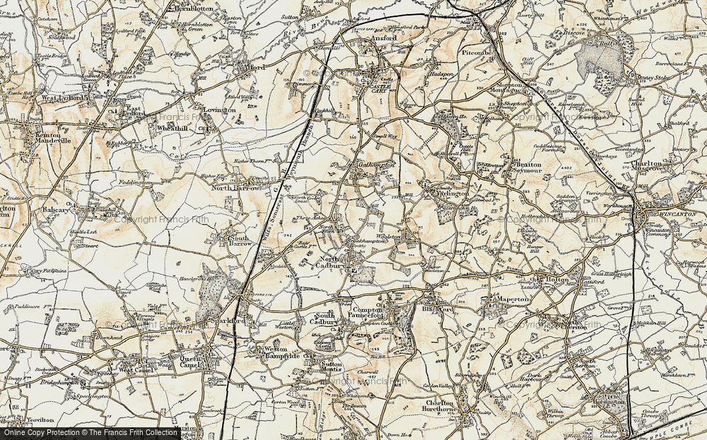 Old Map of North Town, 1899 in 1899