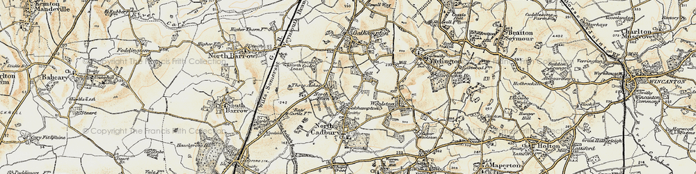 Old map of North Town in 1899