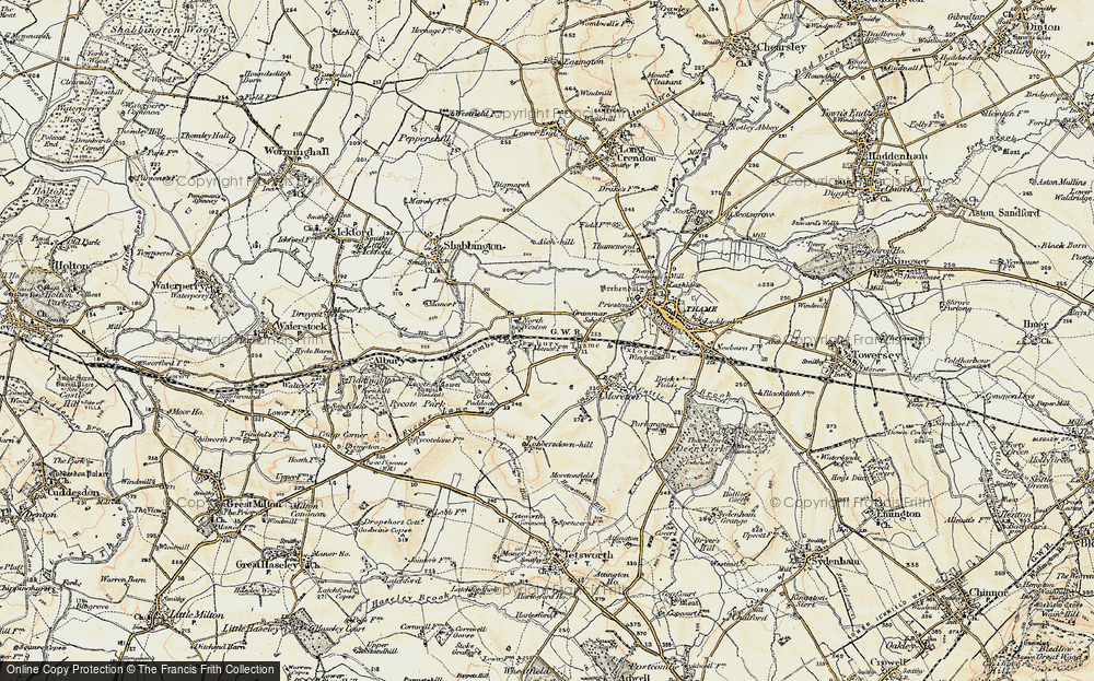 Old Map of North Weston, 1897-1899 in 1897-1899
