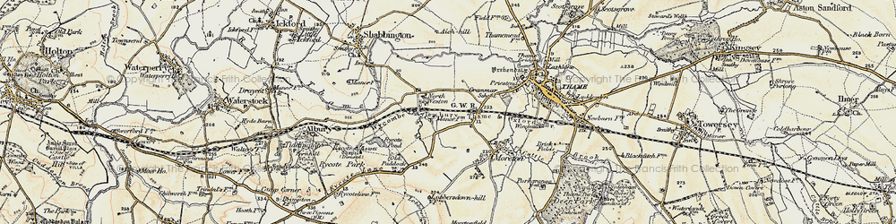 Old map of North Weston in 1897-1899