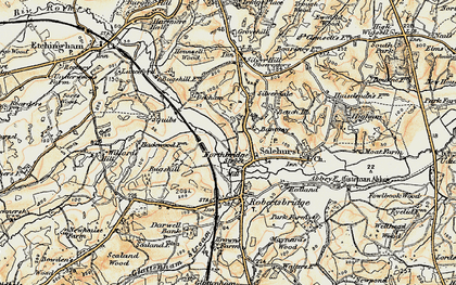 Old map of Northbridge Street in 1898