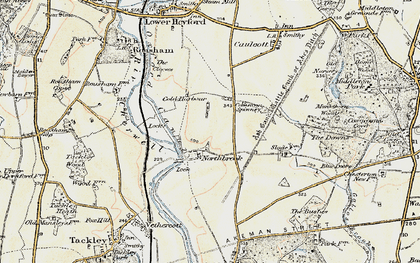 Old map of Northbrook in 1898-1899