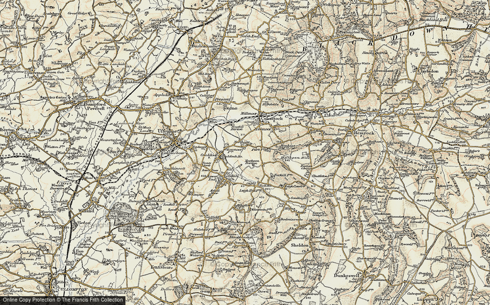 Old Map of Northcott, 1898-1900 in 1898-1900