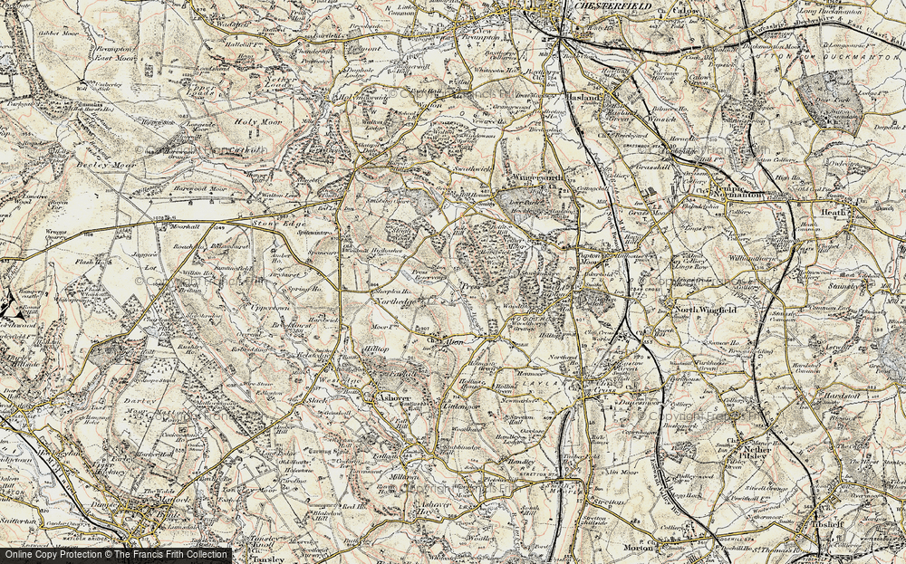 Old Map of Northedge, 1902-1903 in 1902-1903