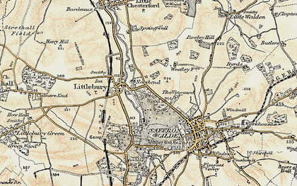 Old map of Northend in 1898-1901