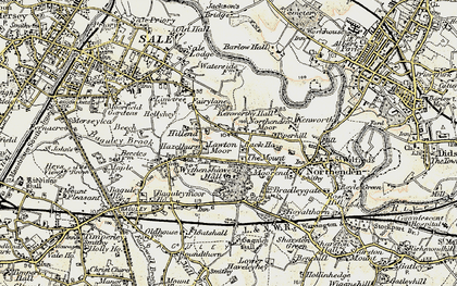 Old map of Northern Moor in 1903