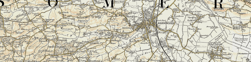 Old map of Northfield in 1898-1900