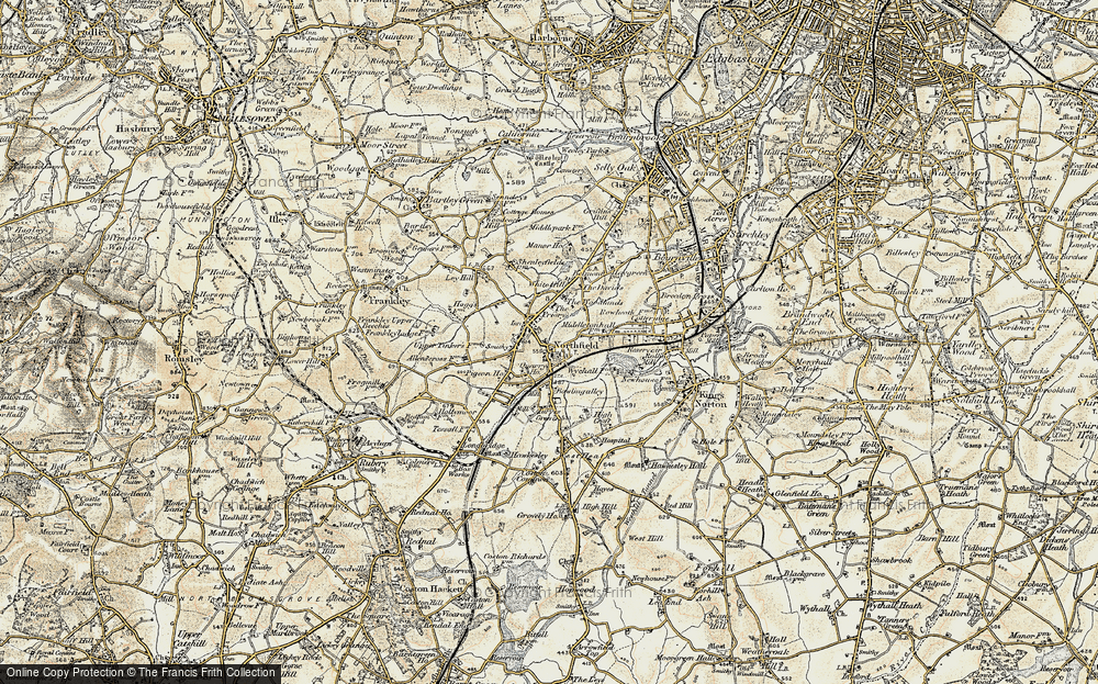 Old Map of Northfield, 1901-1902 in 1901-1902