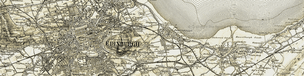 Old map of Northfield in 1903-1904