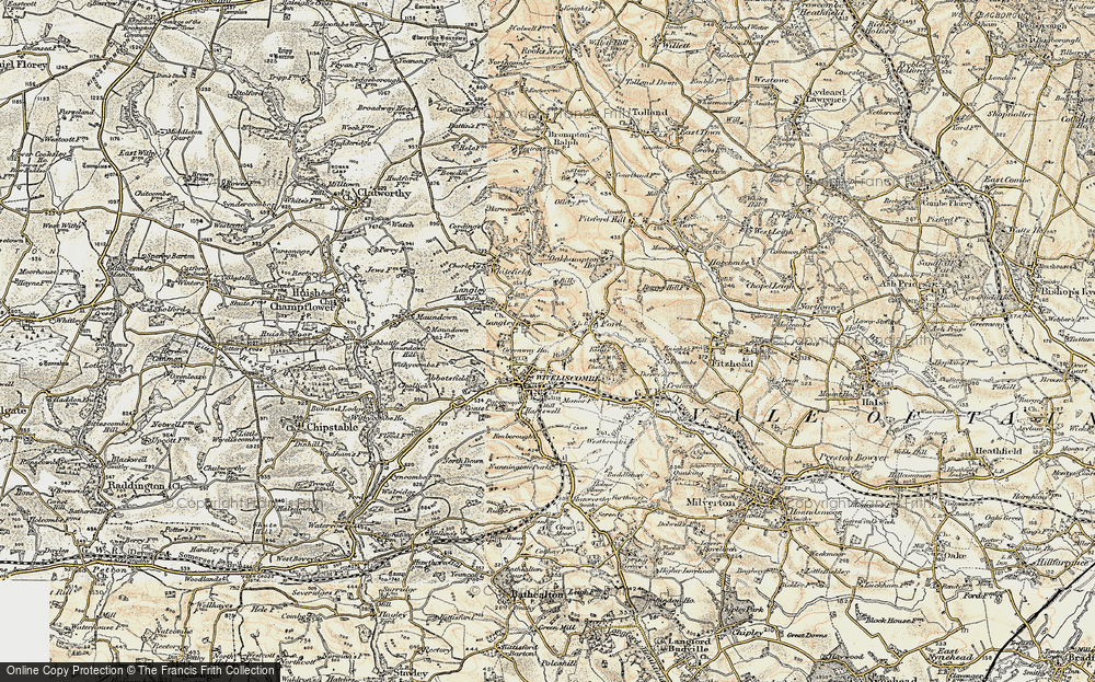 Old Map of Northgate, 1898-1900 in 1898-1900