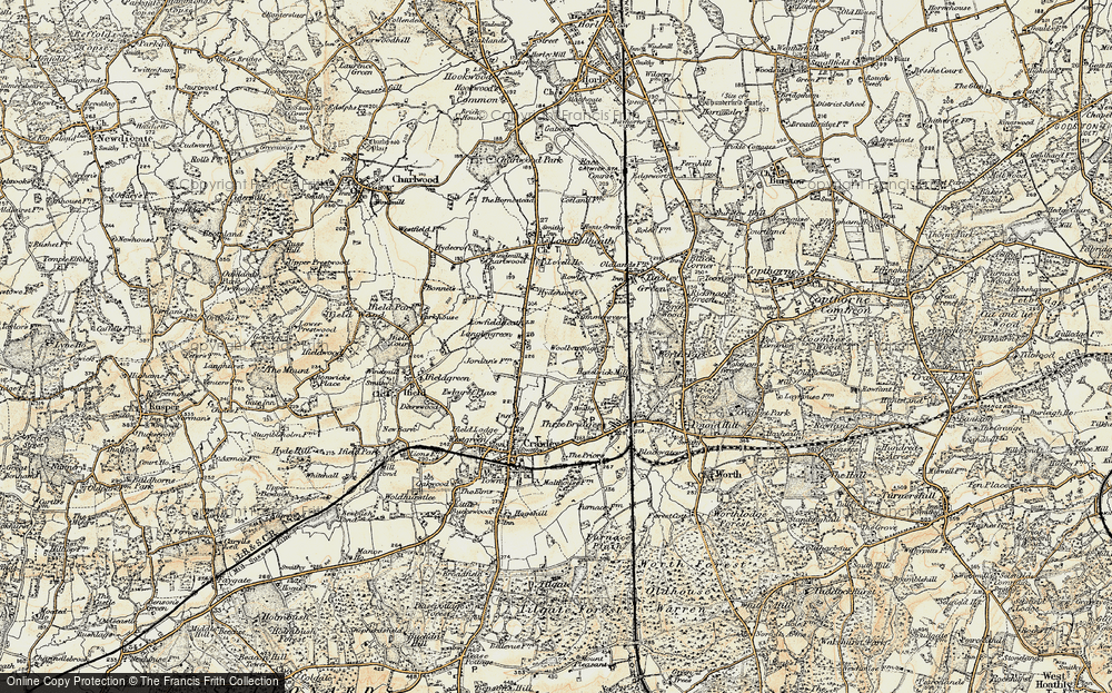 Old Map of Northgate, 1898-1909 in 1898-1909