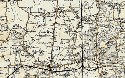 Old map of Northgate in 1898-1909