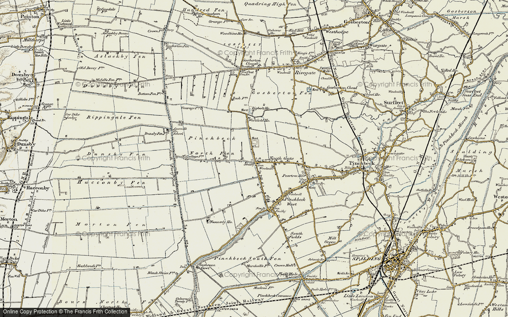 Old Map of Northgate, 1902-1903 in 1902-1903