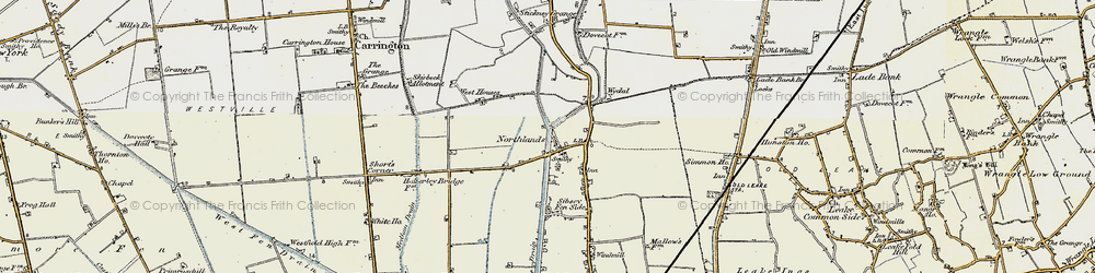 Old map of Northlands in 1901-1902