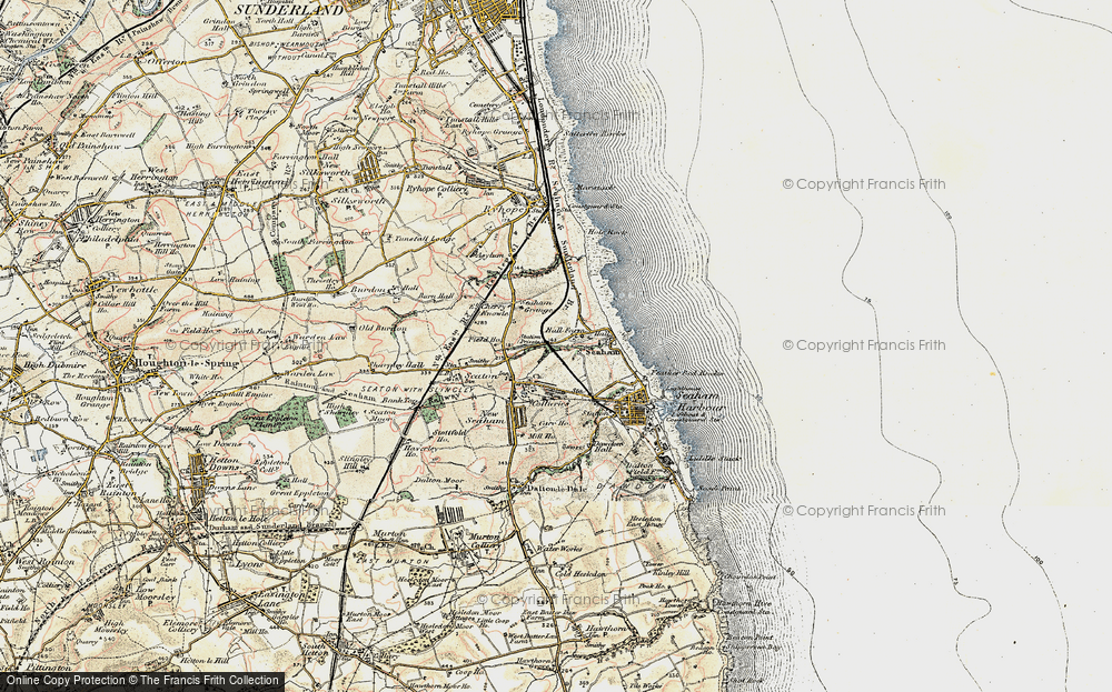 Old Map of Northlea, 1901-1904 in 1901-1904