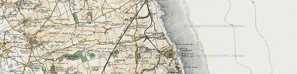 Old map of Northlea in 1901-1904