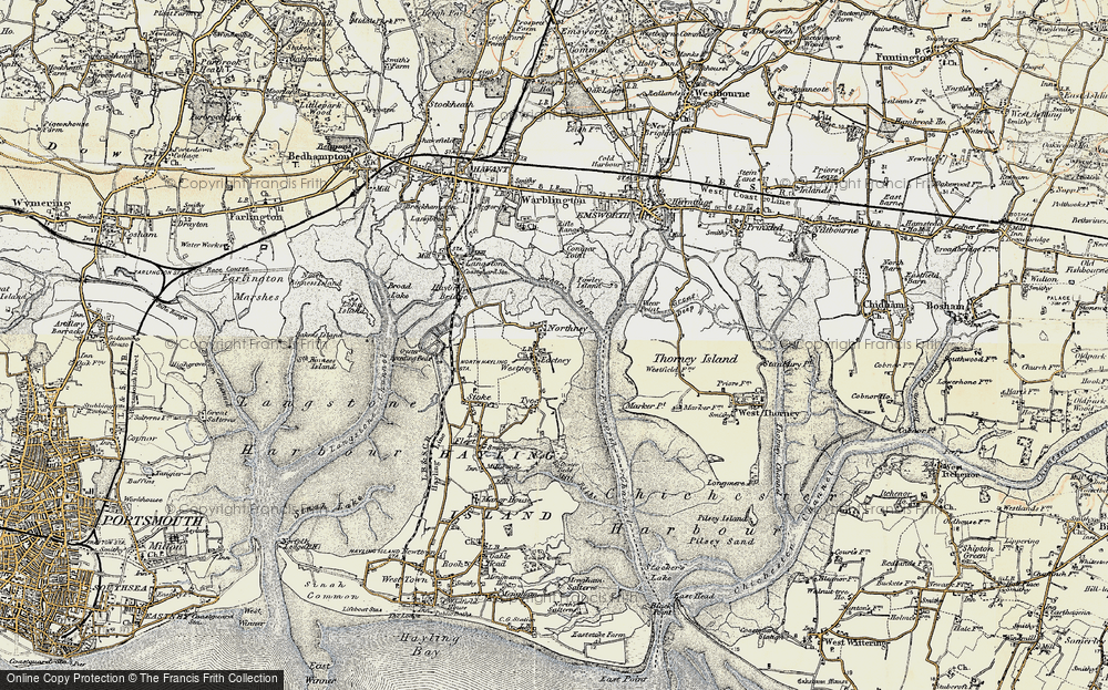 Old Map of Northney, 1897-1899 in 1897-1899