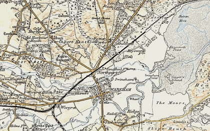 Old map of Northport in 1899-1909