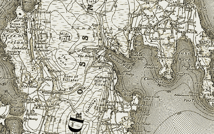 Old map of Northpunds in 1911-1912