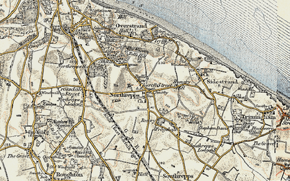 Old map of Northrepps in 1901-1902