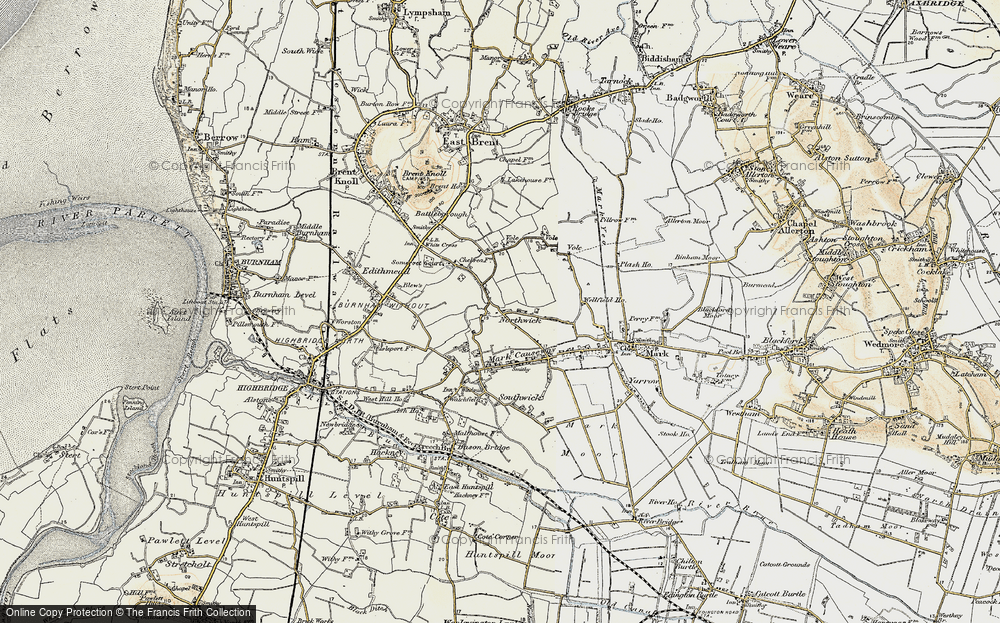 Old Map of Northwick, 1899-1900 in 1899-1900