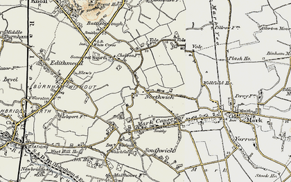 Old map of Northwick in 1899-1900